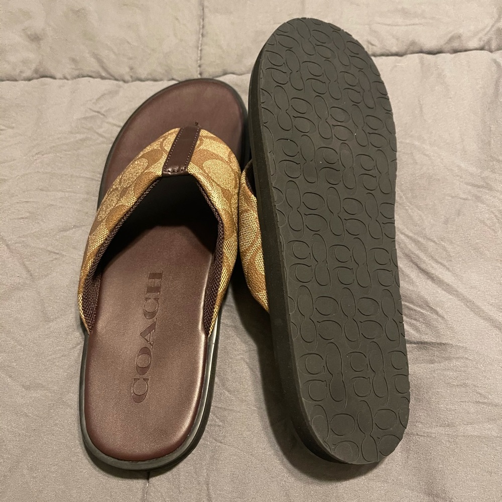 New Coach sandals
